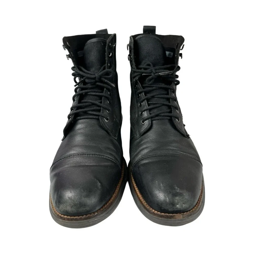 Cole Haan Grand.OS Black Suede Leather Lace Up Sneaker Boots Men’s Size 12M